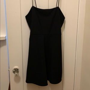 Urban Outfitters Black Tie Back Dress
